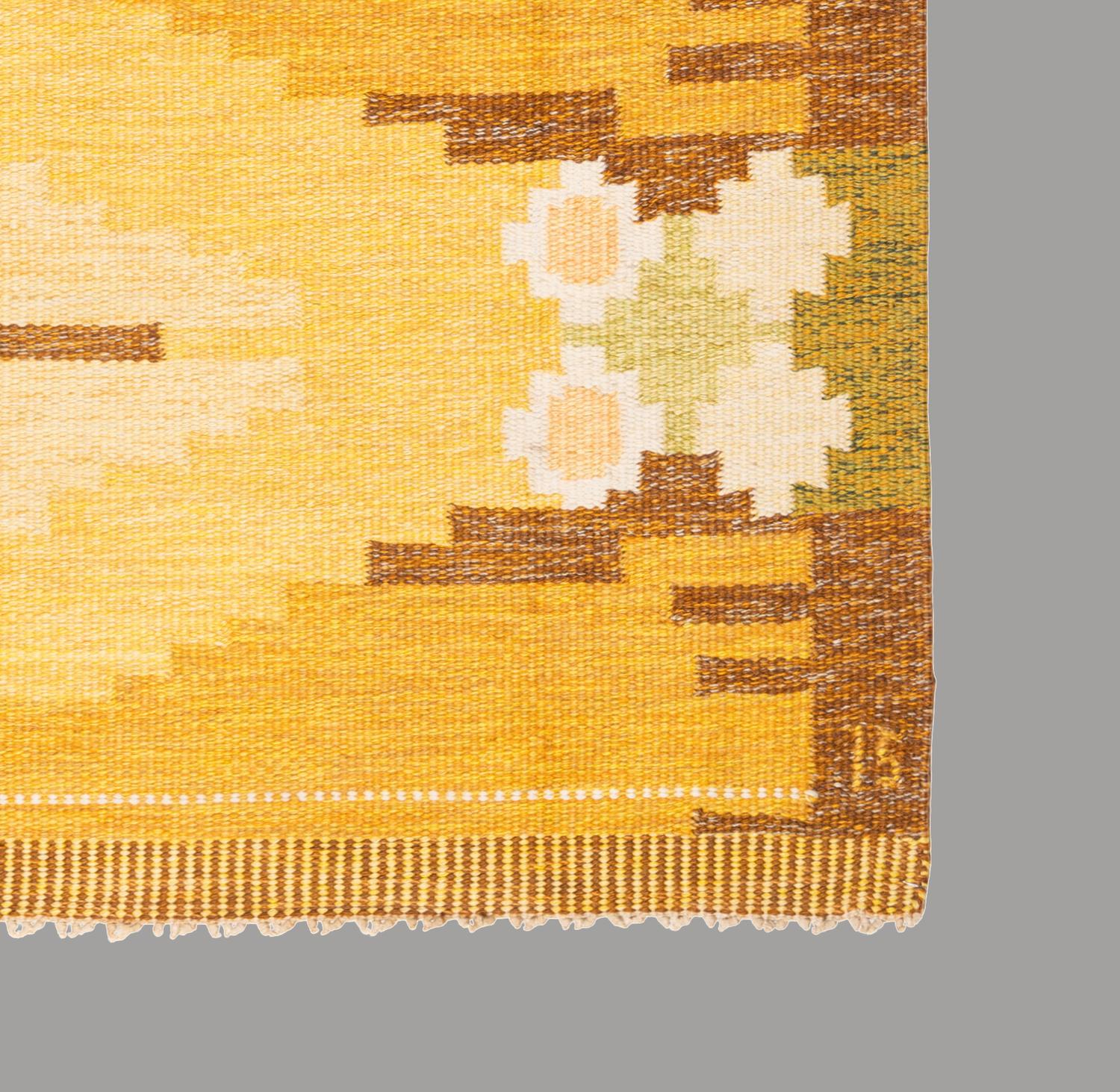 'Örbyhus' Flatweave Rug Sweden, c. 1960