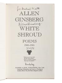 GINSBERG, Allen (1926-1997). A group of 12 works by or about Ginsberg, MANY SIGNED OR INSCRIBED, comprising: