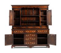 An English Oak and Elm Welsh Cupboard