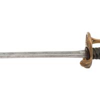 Model 1850 Food Officer's Sword Inscribed to E. F. Richardson Retailed by Palmers & Bachelders with CDV