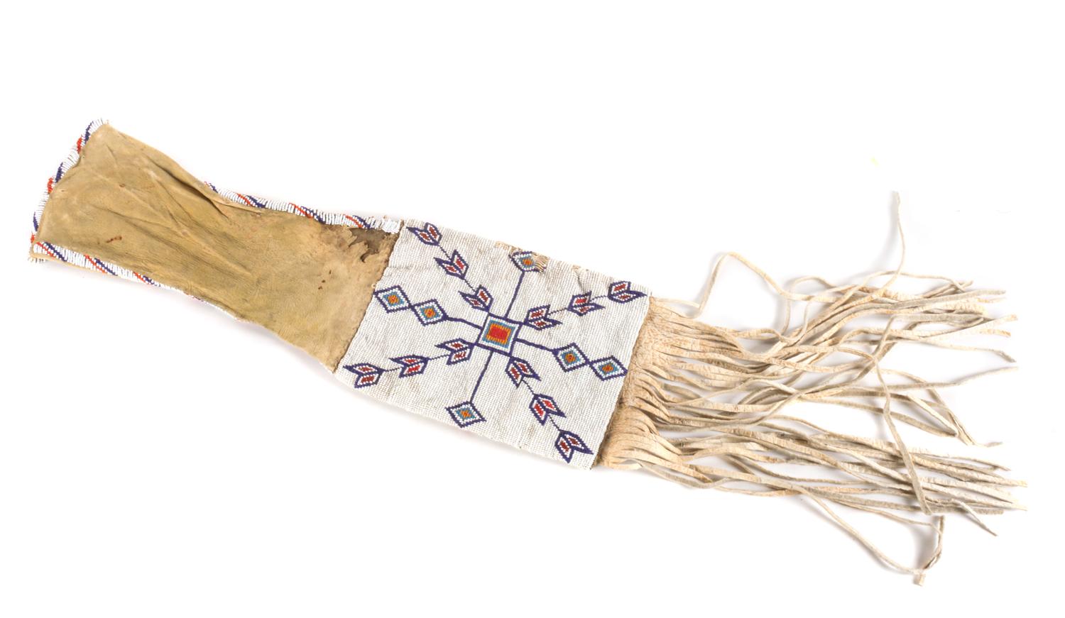 Loom Beaded Pipe Bag Length 34 x width 7 inches — Second Quarter 20th Century