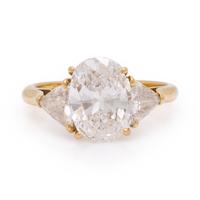 Diamond and Yellow Gold Ring