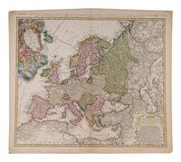 [MAPS & PLANS]. A group of approximately 66 engraved maps or plans, primarily of Europe, but also including the World, Africa, the Americas, or Asia.