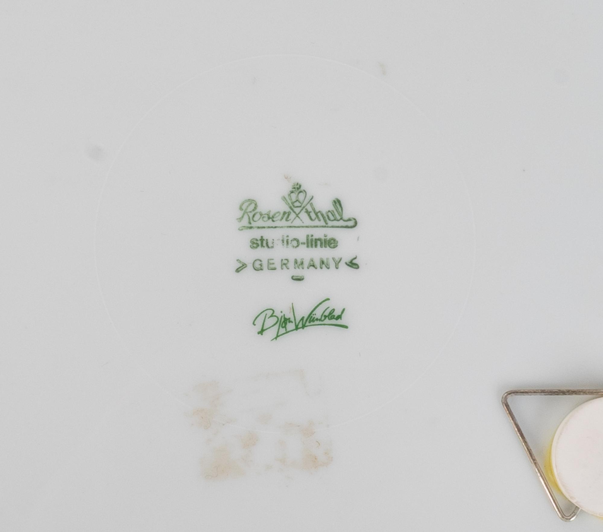 Two Jean Cocteau Plates and a Bjorn Winblad Charger