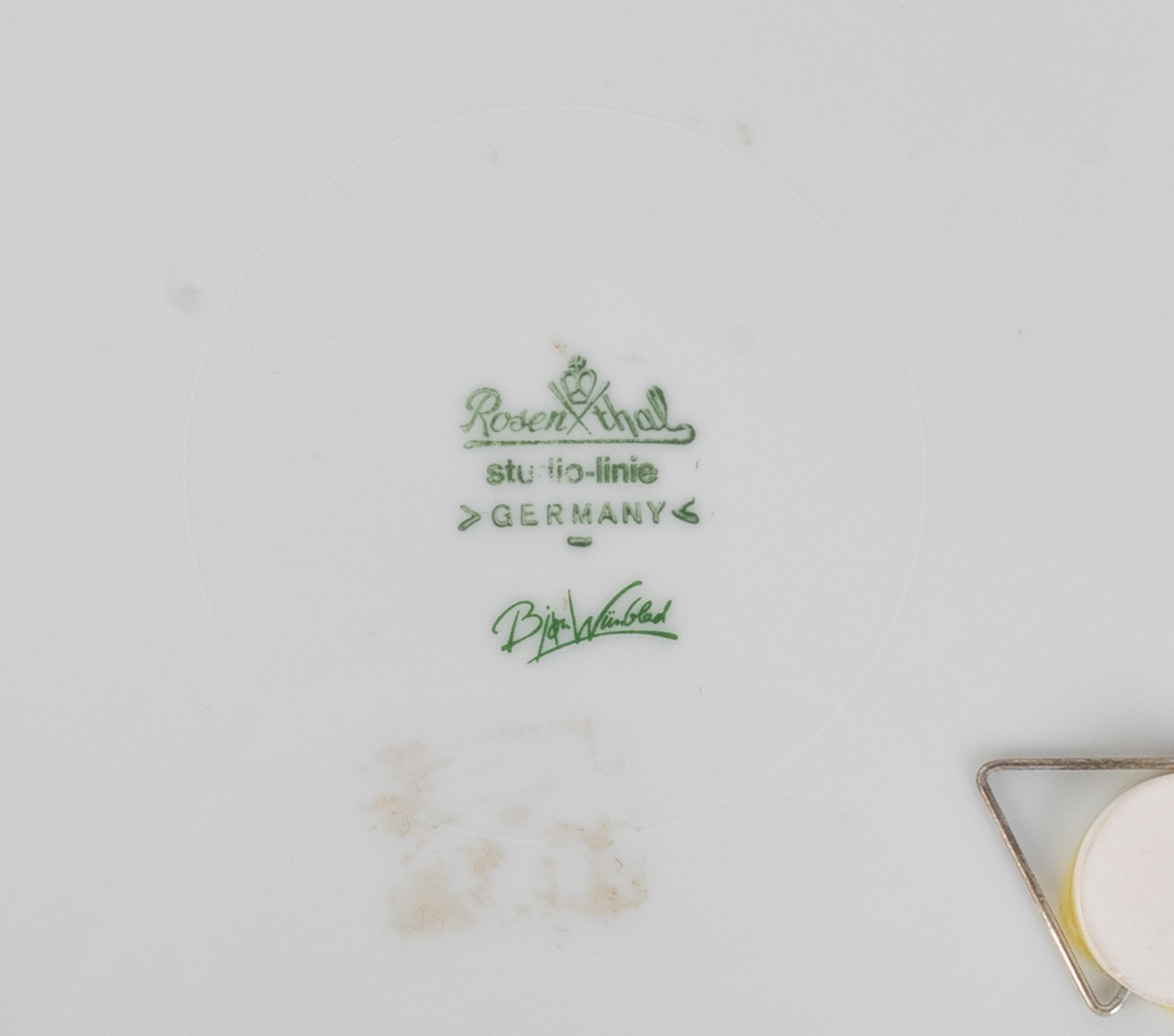 Two Jean Cocteau Plates and a Bjorn Winblad Charger