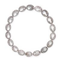 ANTIQUE, CONVERTIBLE DIAMOND NECKLACE/BRACELET SET