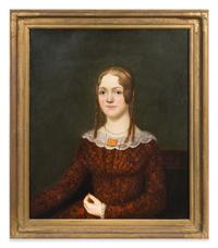 George Peter Alexander Healy, (American, 1813-1894), Portrait of Mrs. N. P. Ryder, Circa 1834