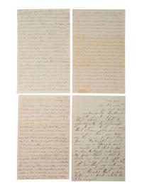 [CIVIL WAR]. Archive of correspondence from Private Hial Heath, Co. H, 143rd Pennsylvania Volunteers, DOW Wilderness, and his brother-in-law, Sergeant Newell W. Barnum, Co. G, 5th New York Cavalry, POW Culpeper.