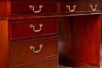 A George III Style Mahogany Partner's Desk