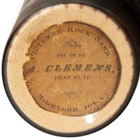 A Sand Art Bottle, Andrew Clemens (1857-1895), McGregor, Iowa, Circa 1886