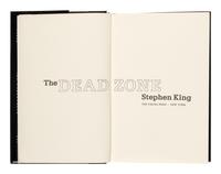 KING, Stephen (b. 1947). The Dead Zone . New York: The Viking Press, [1979].