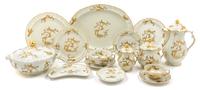 A French Porcelain Commemorative Partial Dinner and Dessert Service — L. BERNARDAUD & CIE, LIMOGES, 20TH CENTURY