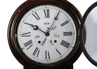An American Walnut Calendar Clock