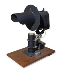 A General Railway Signal Co. Painted Metal Railroad Signal Lamp