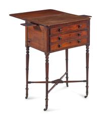 A Regency Mahogany Work Table