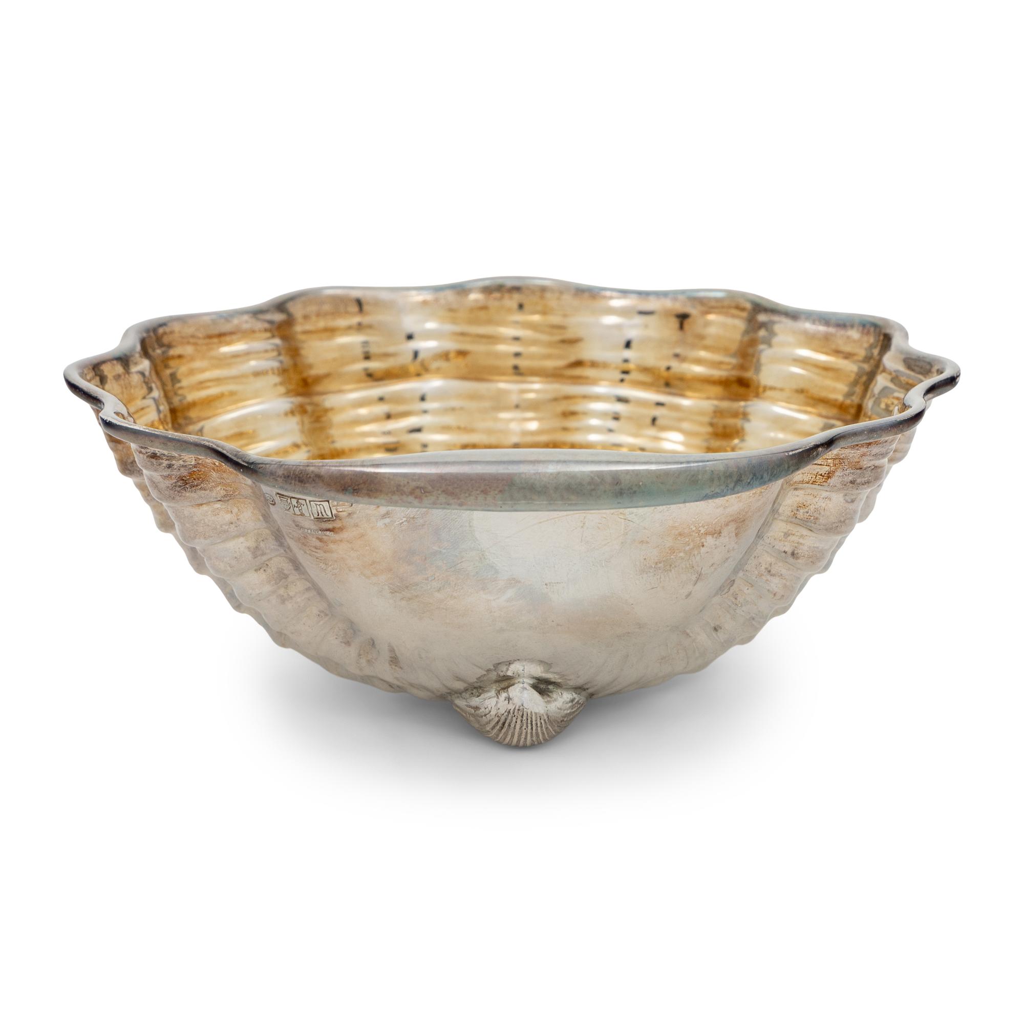 A Tiffany and Co.-Retailed Silver Shell-Form Dish