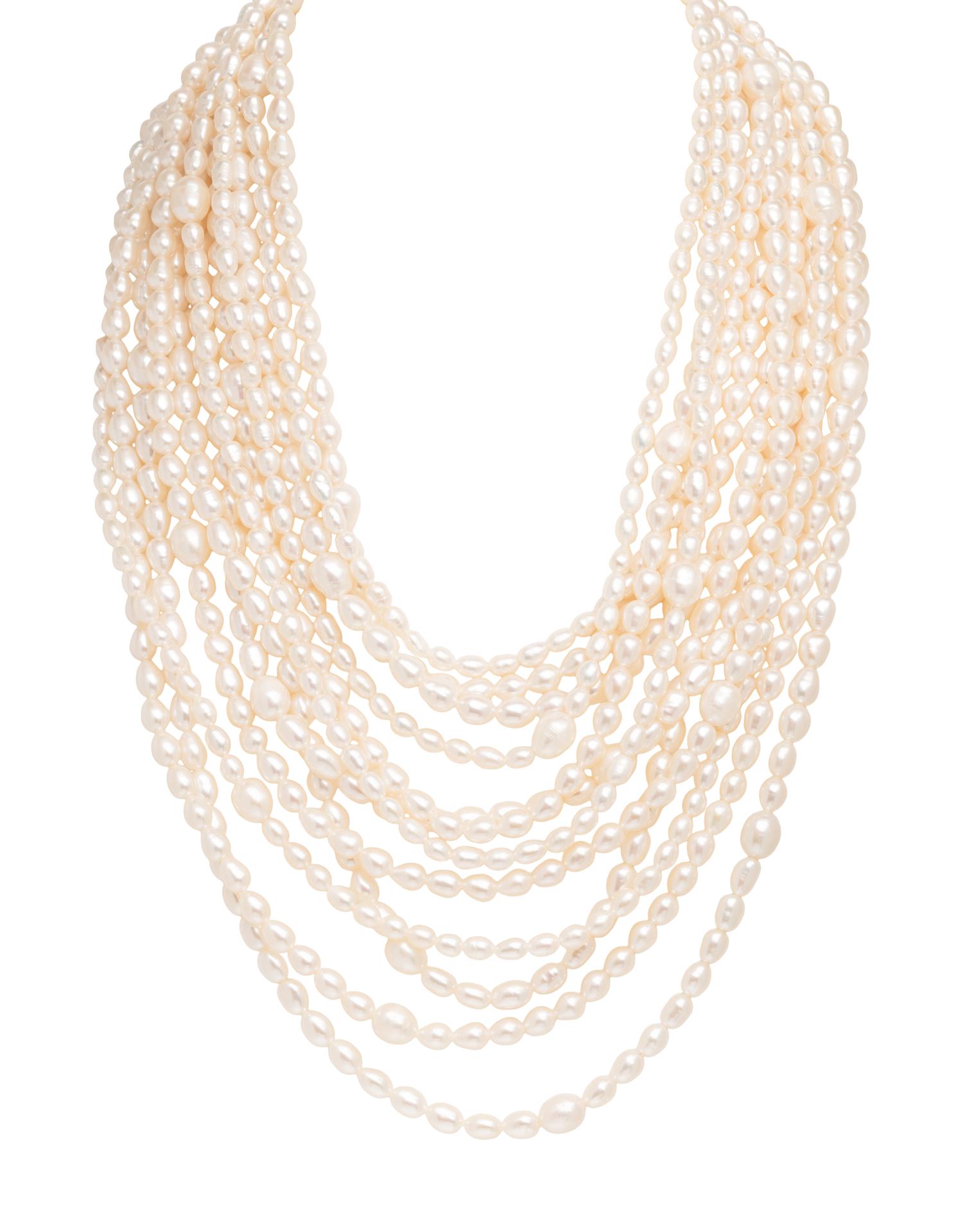 CULTURED PEARL MULTISTRAND NECKLACE