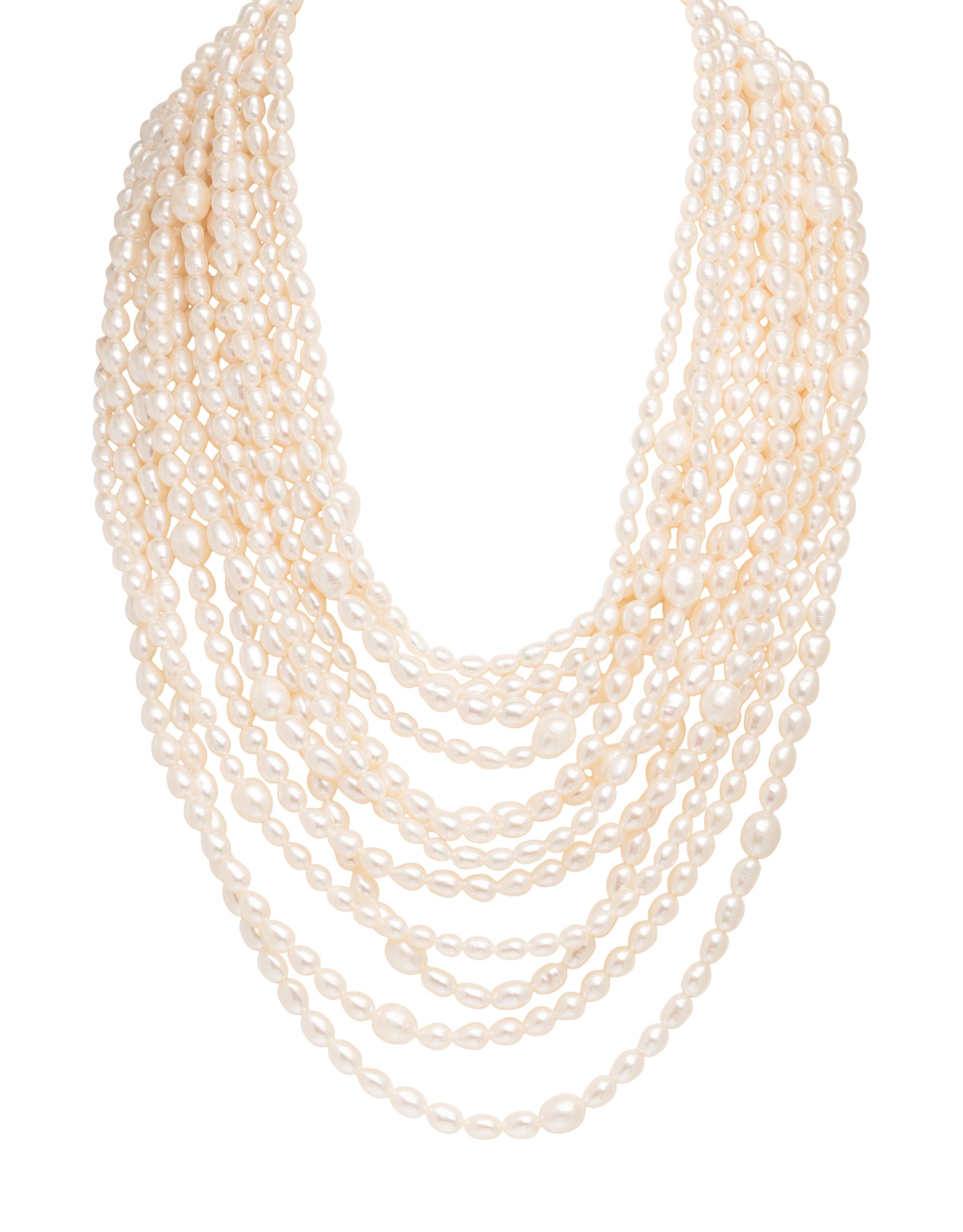 CULTURED PEARL MULTISTRAND NECKLACE