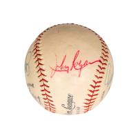 A Group of Signed Autograph Baseballs and One Signed Autograph Softball,