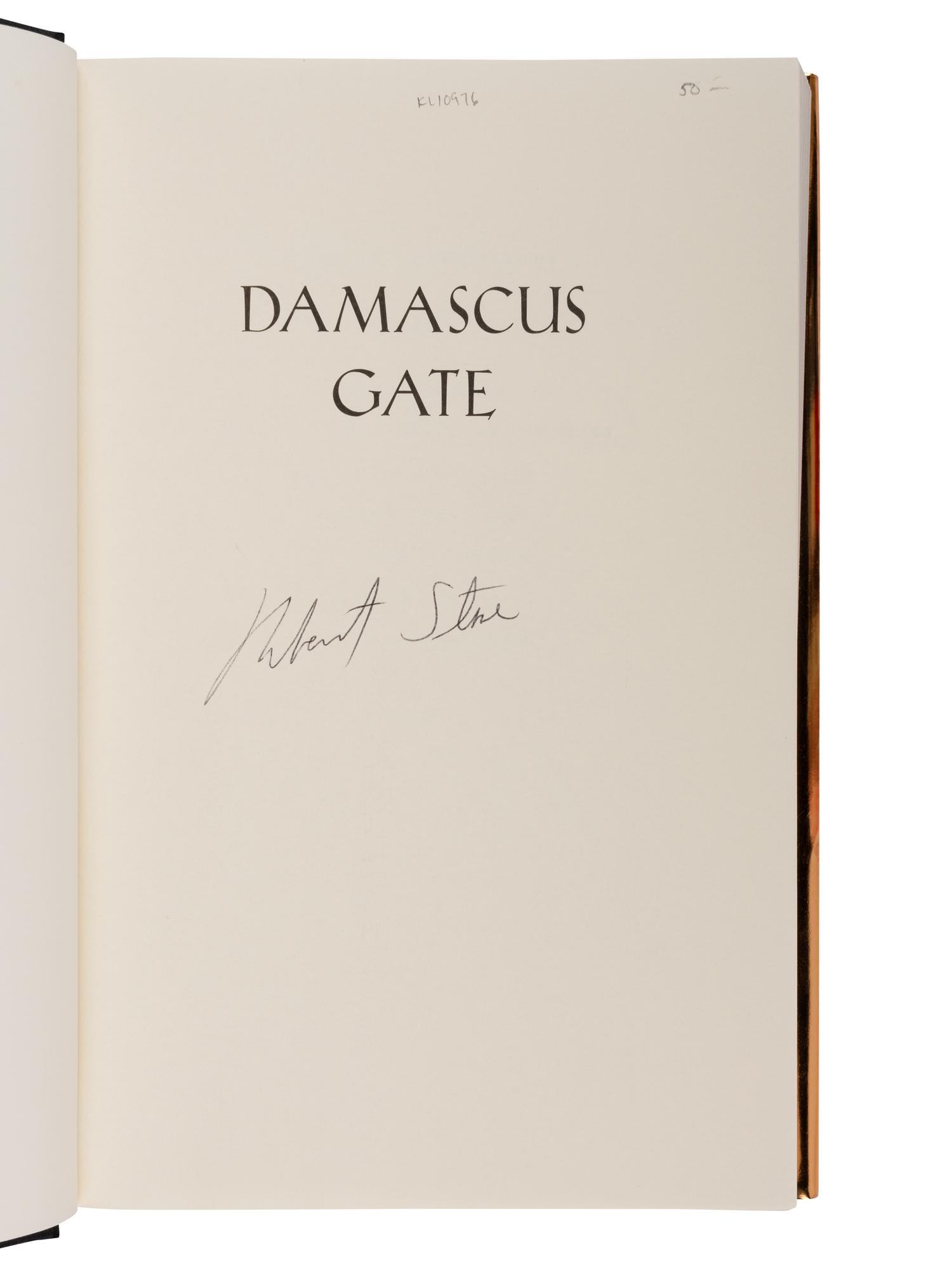 STONE, Robert (1937-2015). A group of 8 FIRST EDITIONS, ALL SIGNED OR INSCRIBED, comprising: