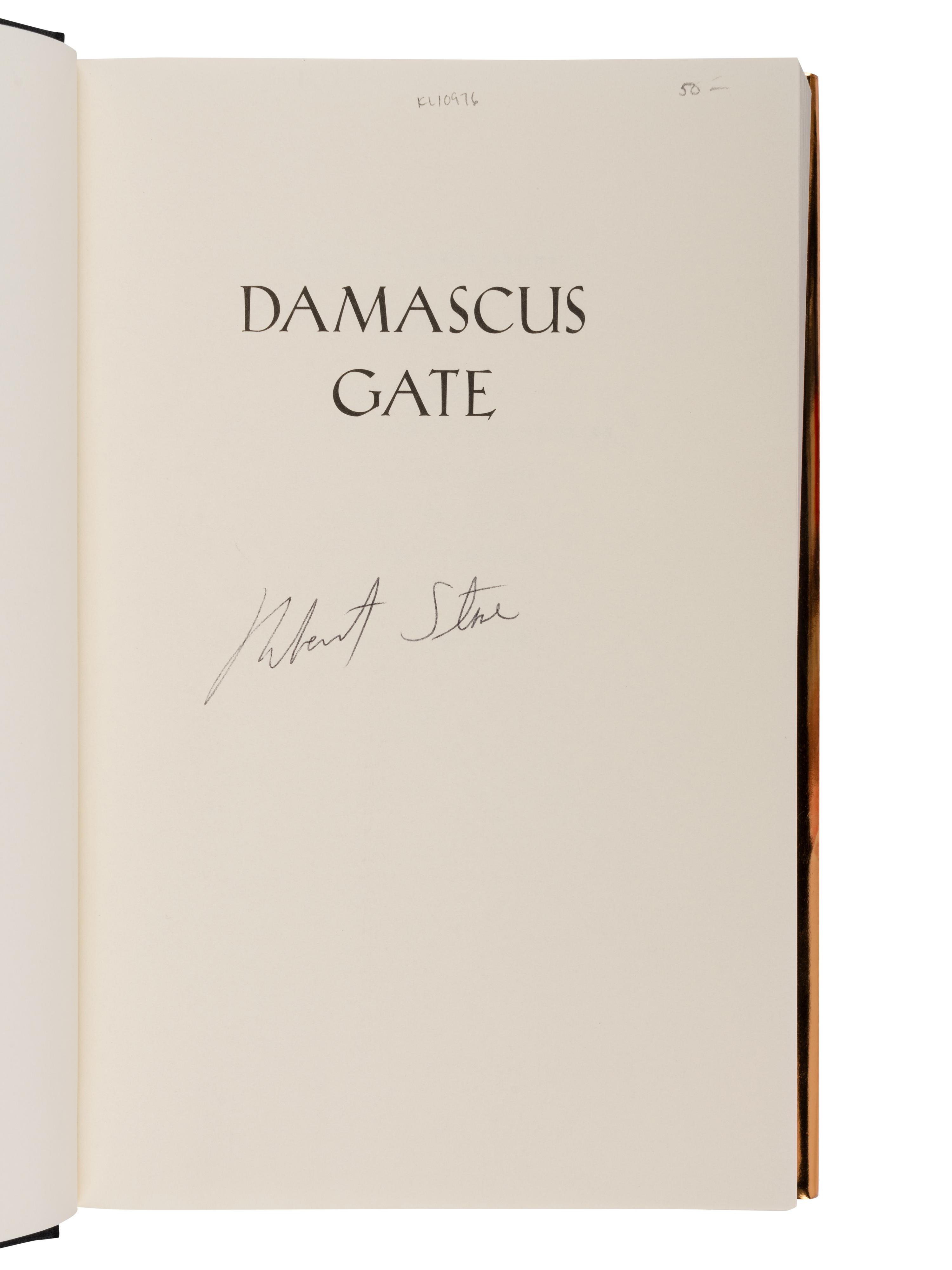 STONE, Robert (1937-2015). A group of 8 FIRST EDITIONS, ALL SIGNED OR INSCRIBED, comprising: