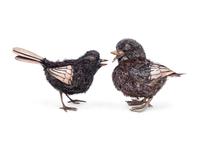 Six Italian Silver Birds