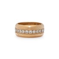 CARTIER, YELLOW GOLD AND DIAMOND RING