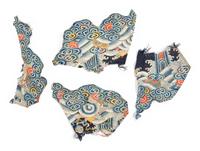 RELEASED TO MUSEUM -- A Group of Chinese Embroidered Silk Fragments