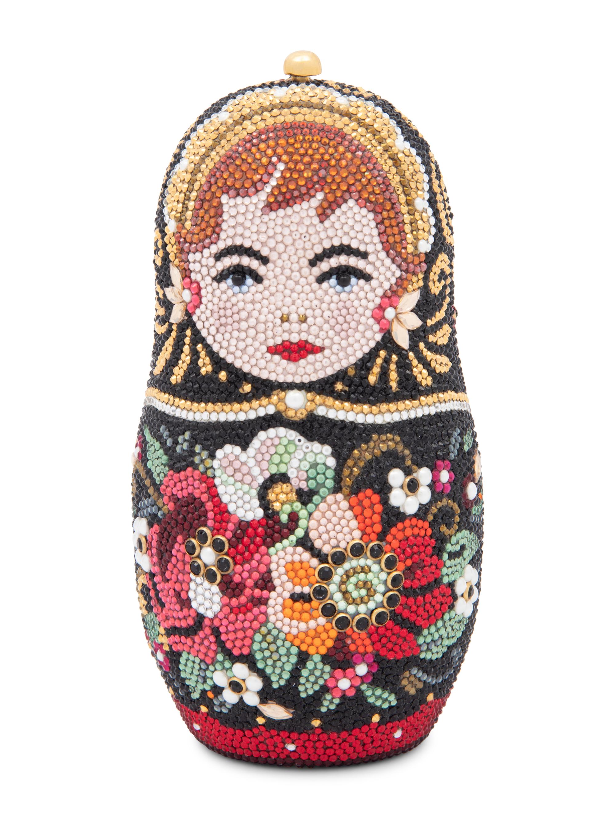Judith Leiber Collector's Edition Nesting Doll Minaudière