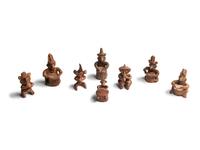 Eight Nayarit and Colima Terracotta Musicians