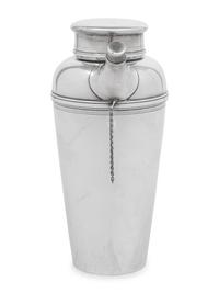 A Tiffany and Co. Silver Cocktail Shaker