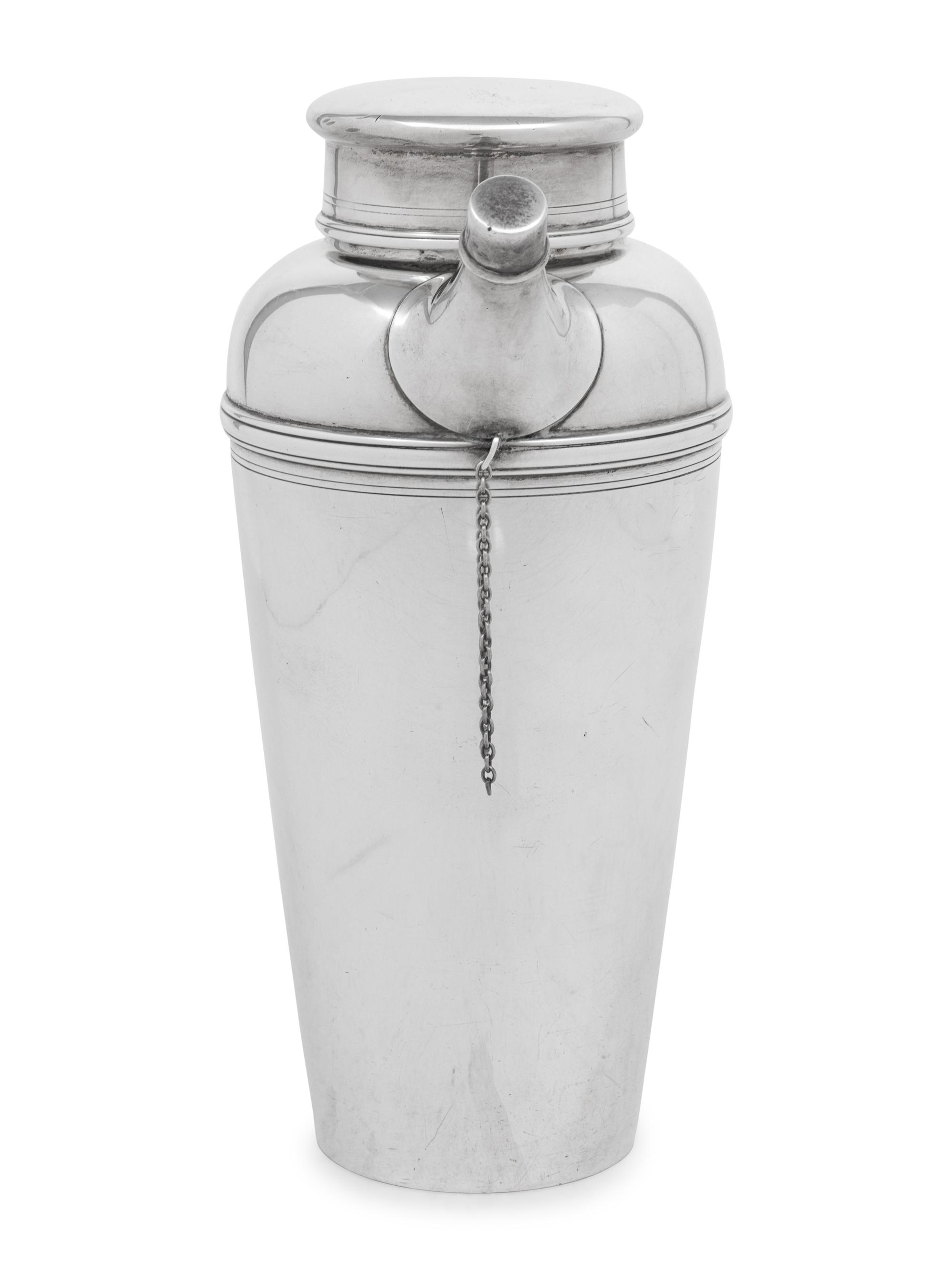 A Tiffany and Co. Silver Cocktail Shaker