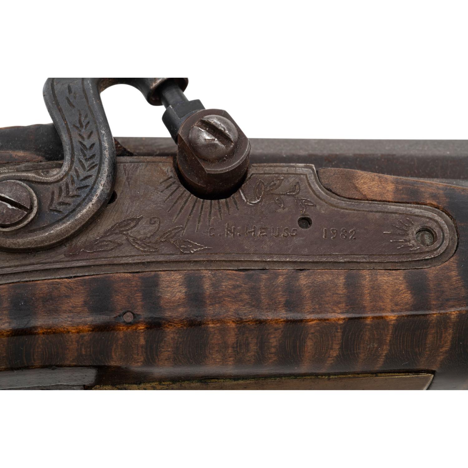 Contemporary Halfstock Percussion Rifle by C.H. Heuss