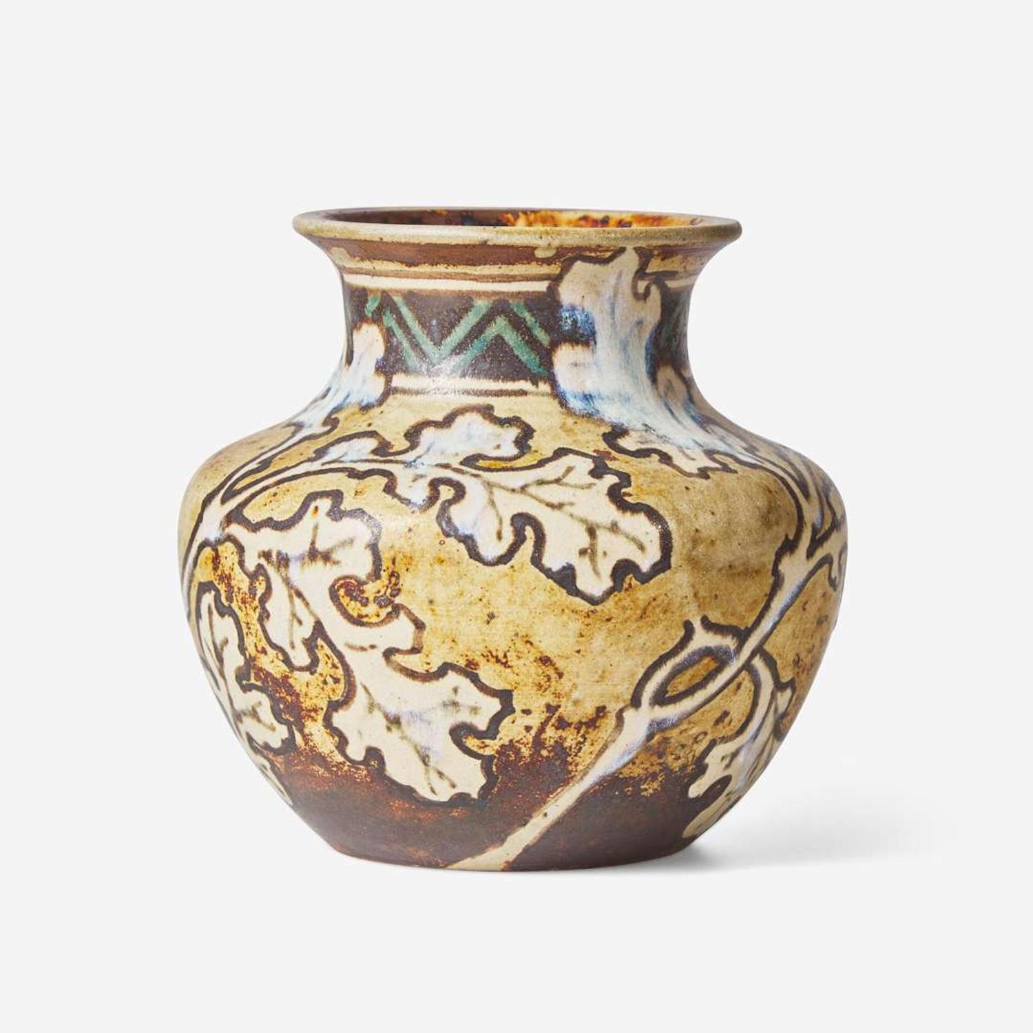 A French glazed stoneware vase Émile Decoeur (French, 1876-1953) and Edmond Lachenal (French, 1855-1948), France, early 20th century