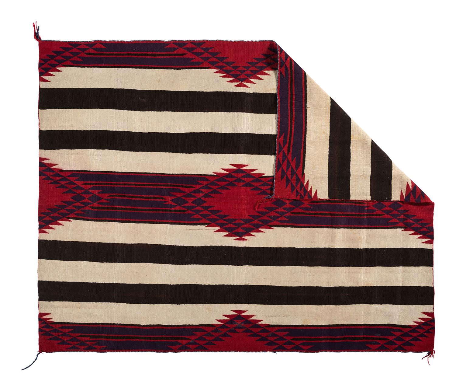 Navajo Third Phase Chief's Pattern Blanket