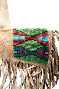 Sioux Child's Rifle Scabbard, with Toy Wood Rifle