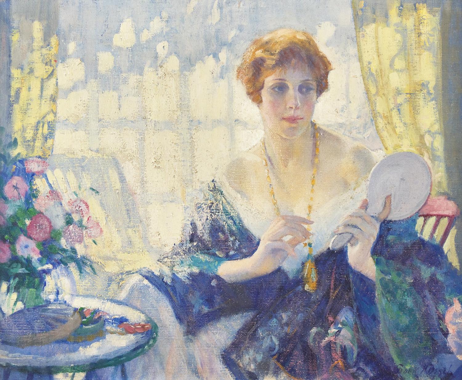 Seated Woman with a Fan