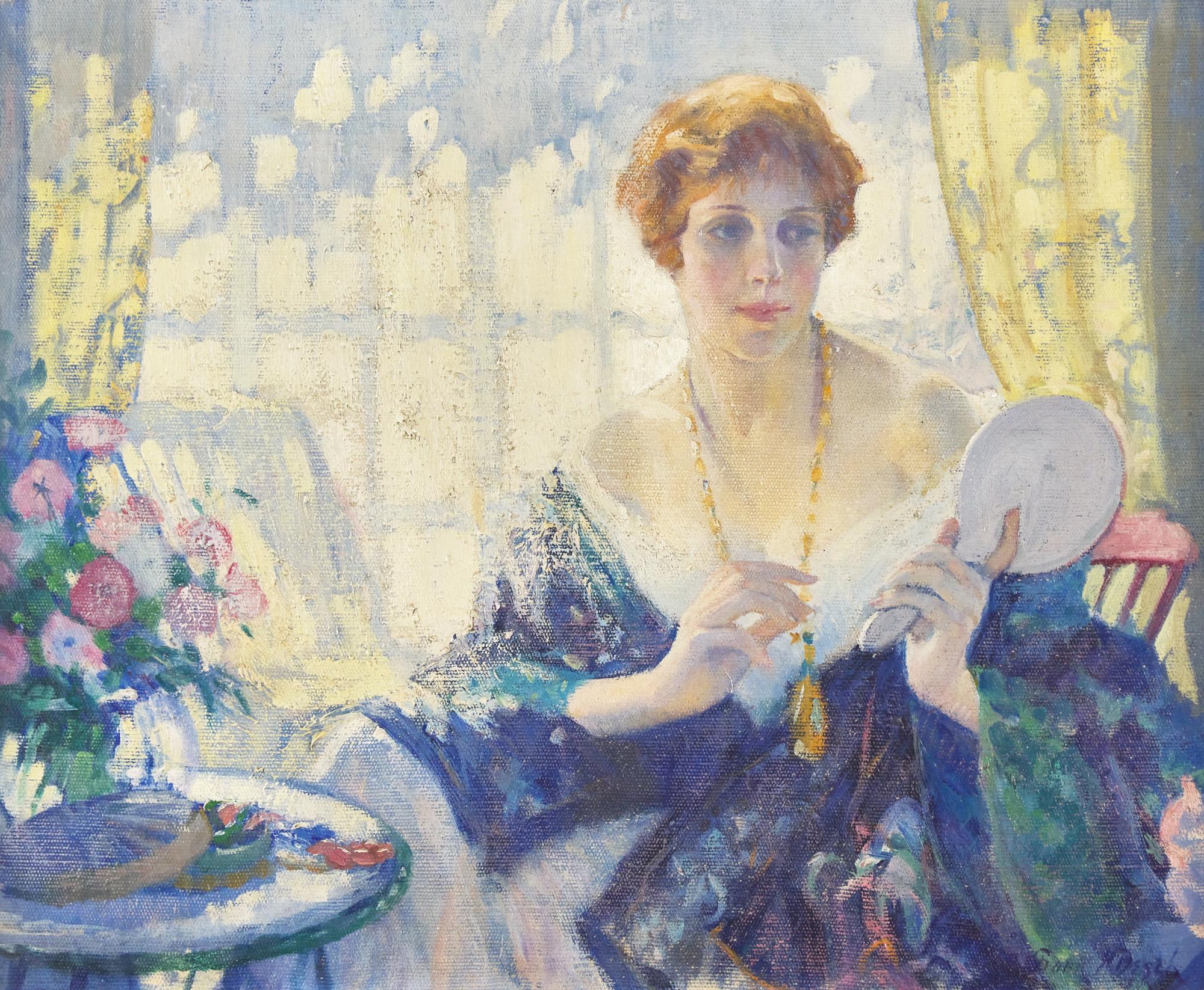 Seated Woman with a Fan