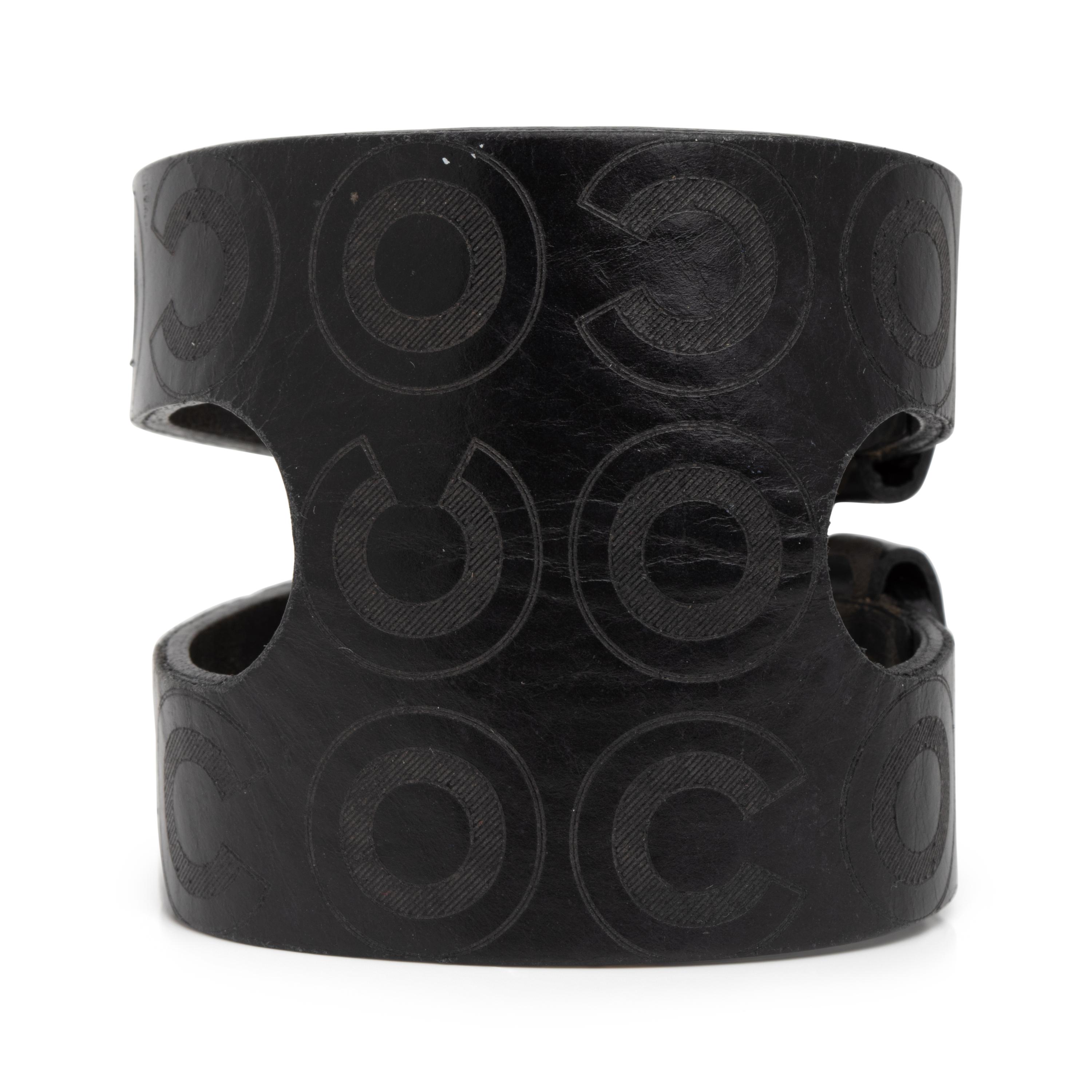 Chanel Leather Bracelet, Fall 2001