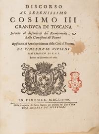 [Science, Medicine & Mathematics] Viviana, Vincenzo . Discorso al Serenissimo Cosimo III Granduca di Toscana...