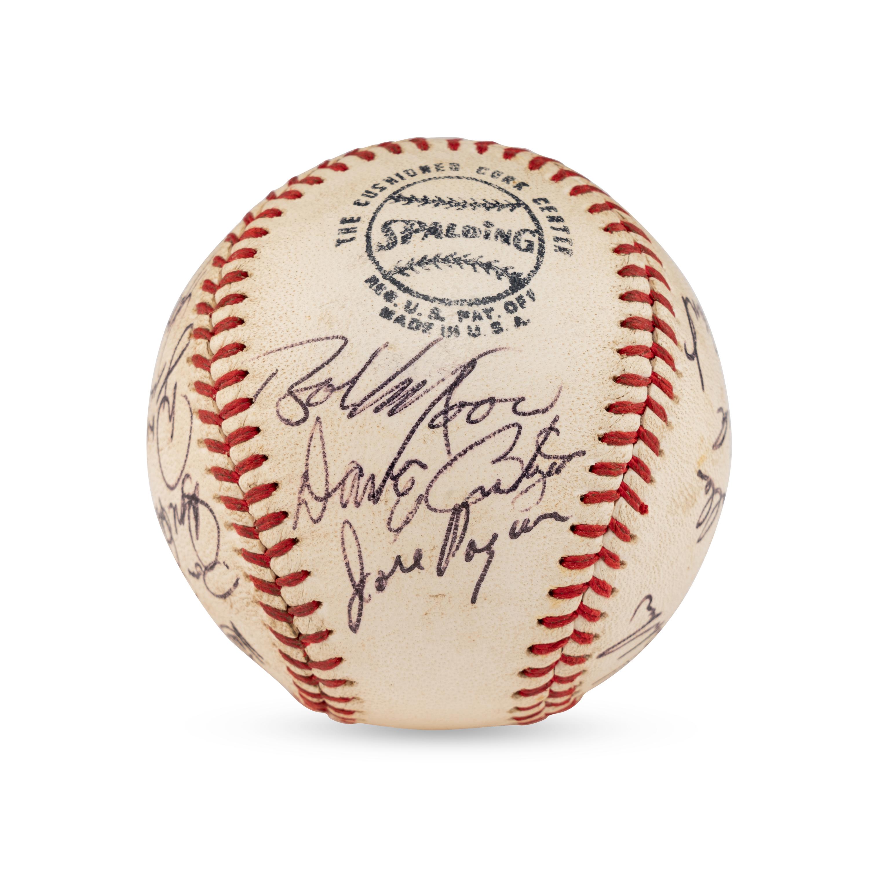 A 1970 Pittsburgh Pirates Team Signed Autograph Baseball (Beckett Authentication Services Letter of Authenticity)