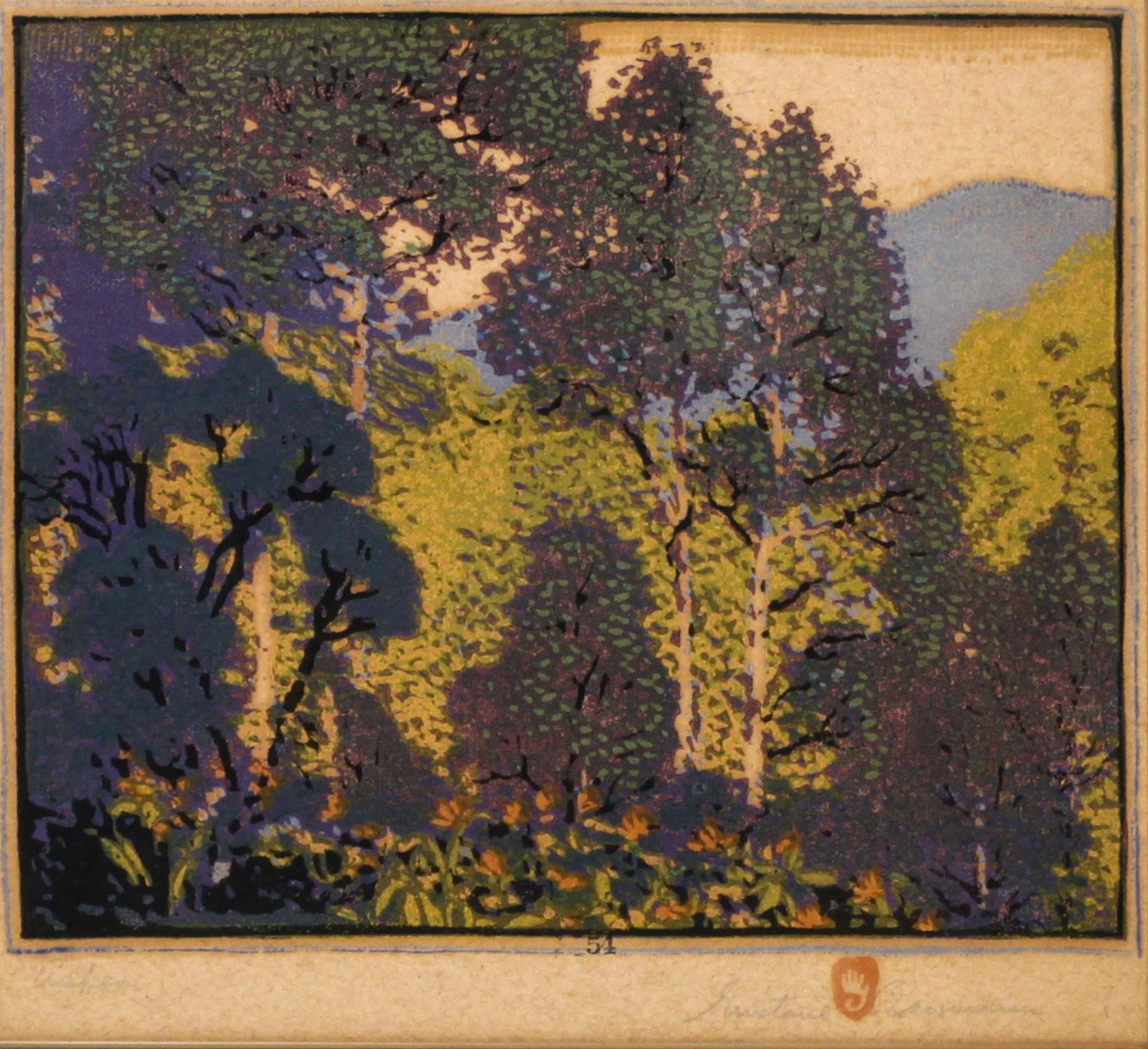 Gustave Baumann, (American, 1881-1971), Aspen