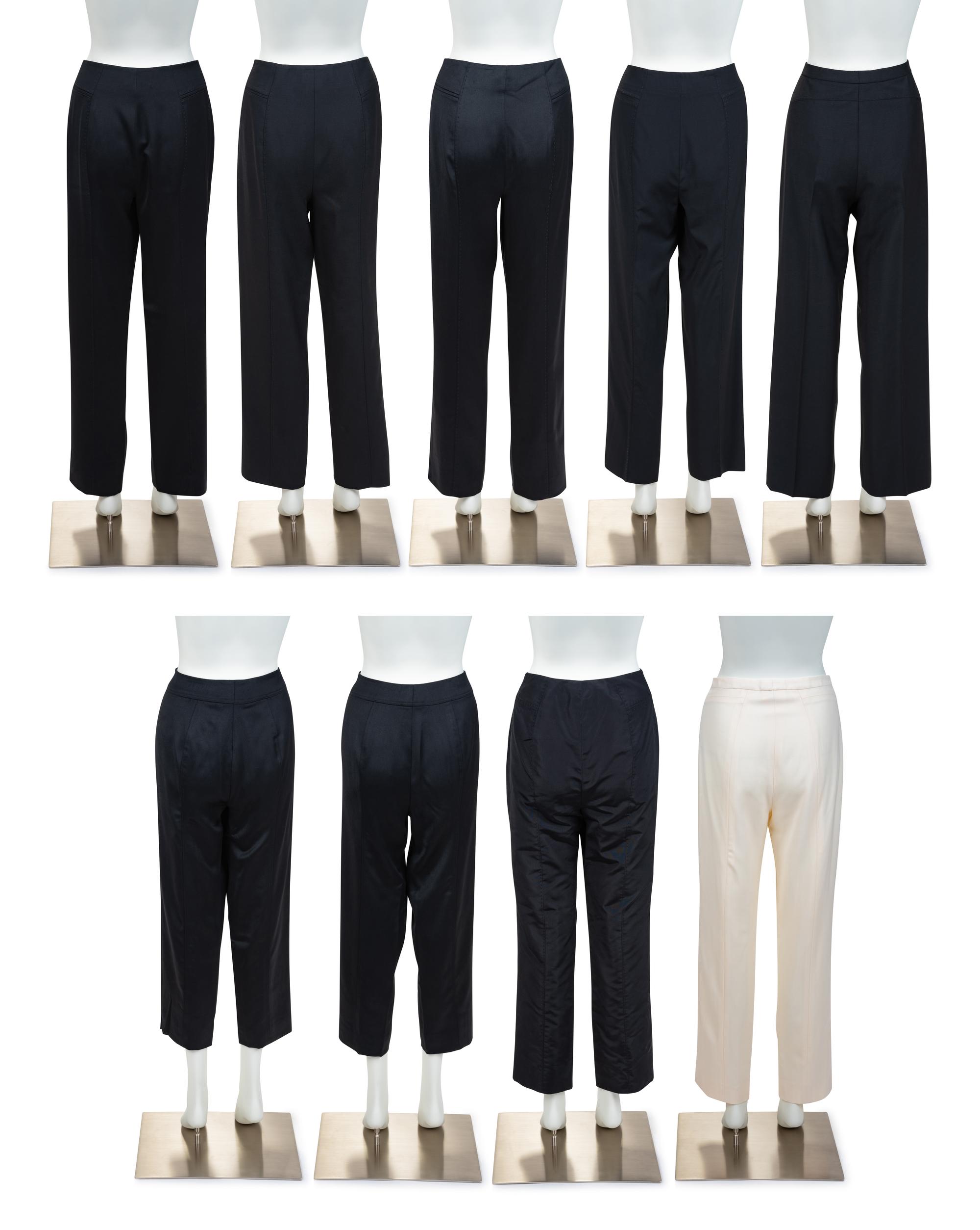 Nine Pairs of Ralph Rucci Pants, 2000-10s