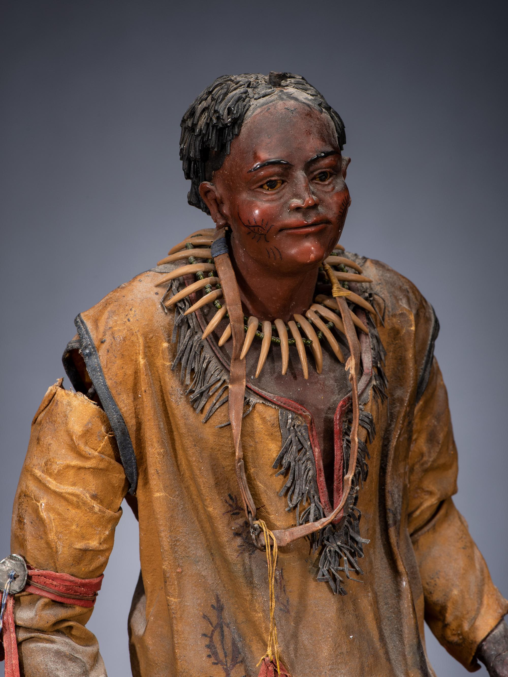 European Upper Missouri Wax Figures, Modeled After Karl Bodmer's Mandan