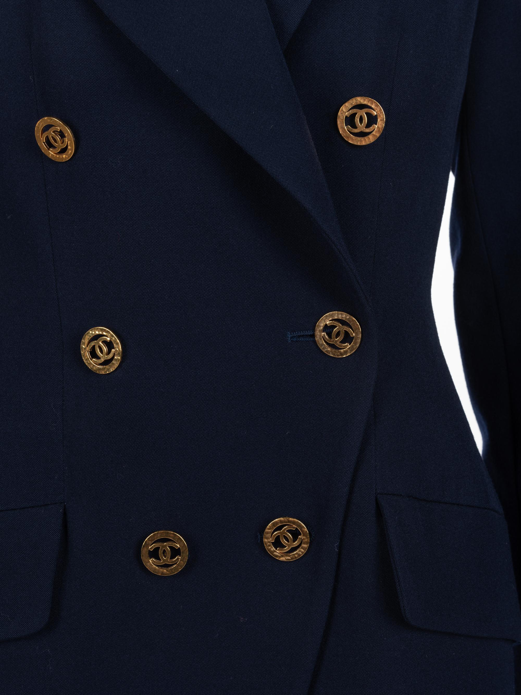 Two Chanel Double Breast Jackets, 1990s