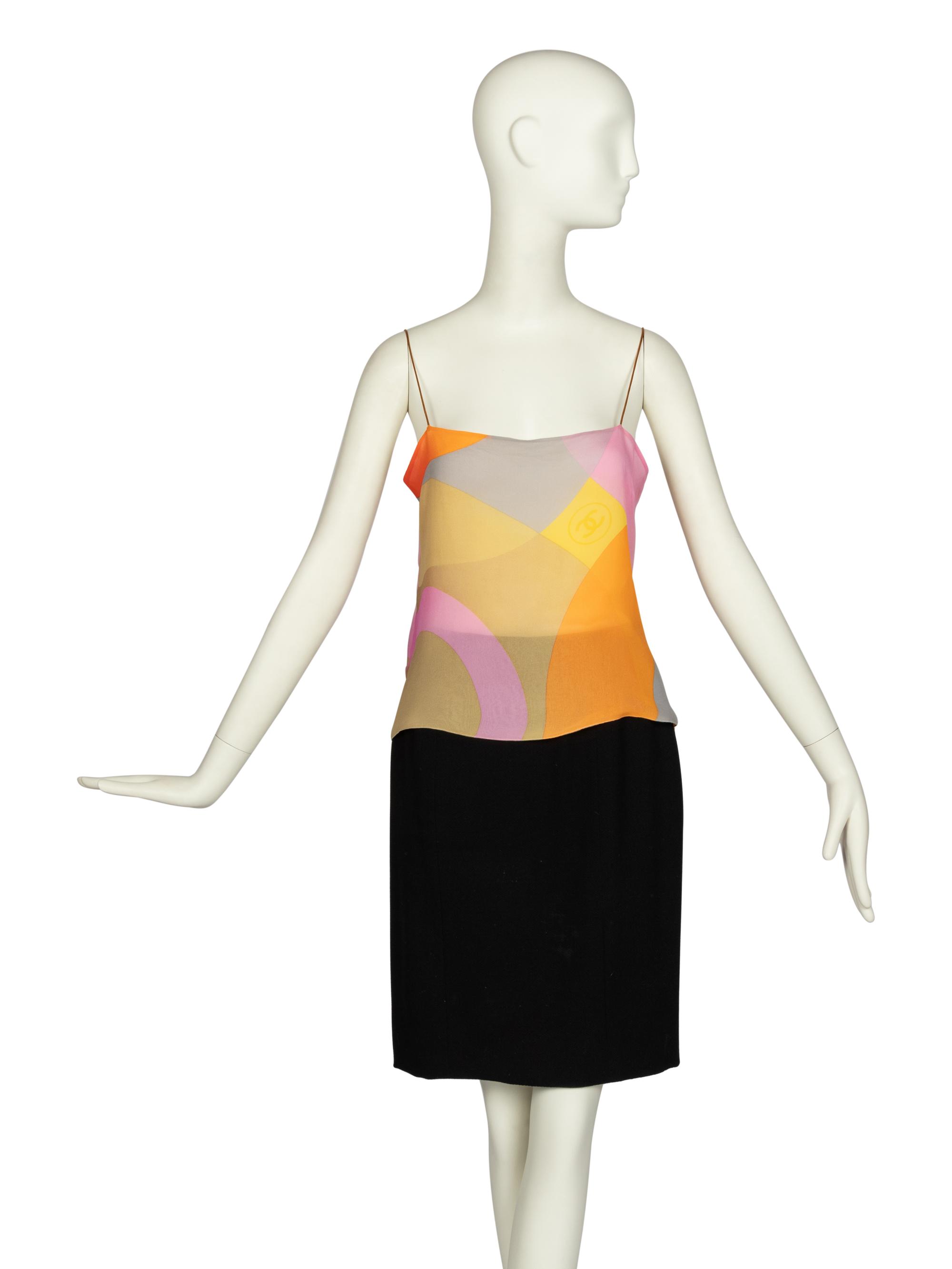 Three Chanel Items: One Shirt and Camisole Set, One Shirt, 2000s