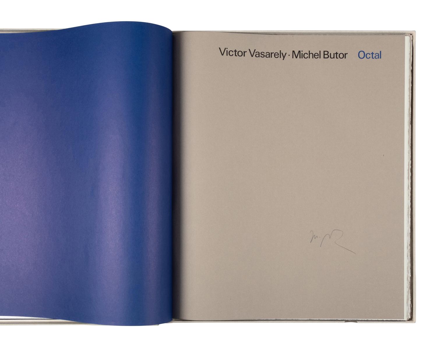 Octal (bound portfolio of 9 prints with poems by Michel Butor)