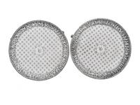 A Pair of S. Kirk and Son Silver Waiters