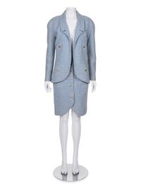 Chanel Tweed Skirt Suit, Cruise 1990