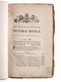[SCIENCE & TECHNOLOGY]. A group of 2 telegraphy-related items, comprising: